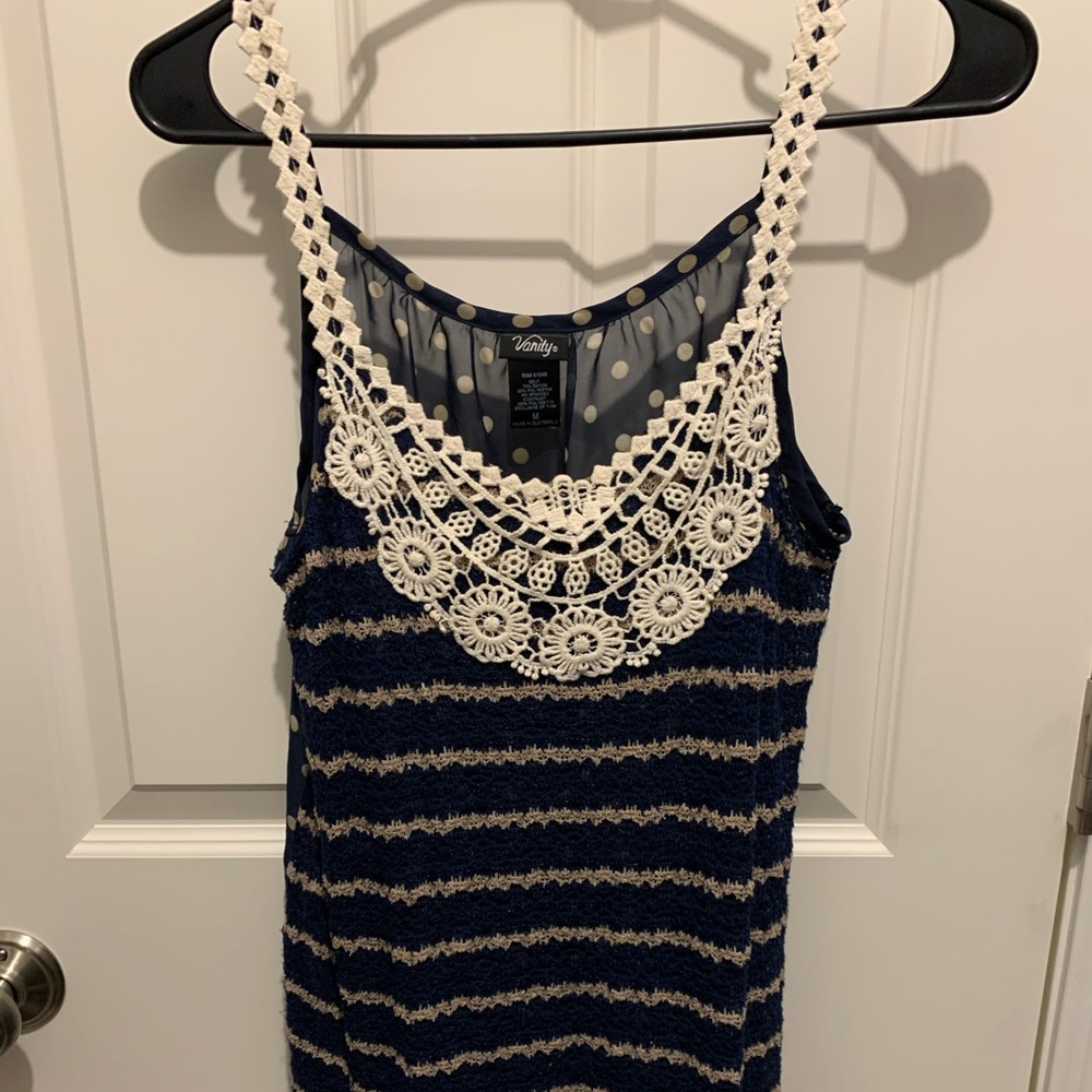 Vanity Blue Tank
